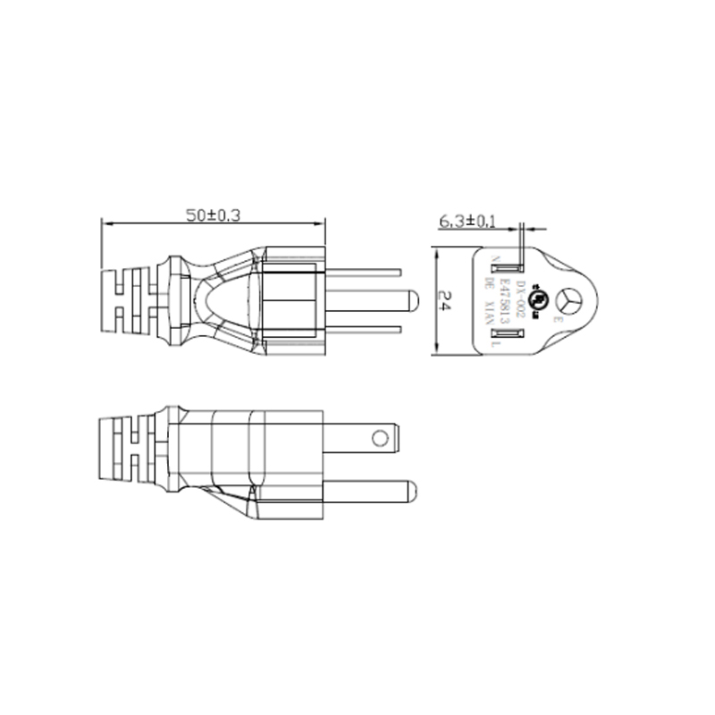 Custom US/Canada AC Power Cord Sets