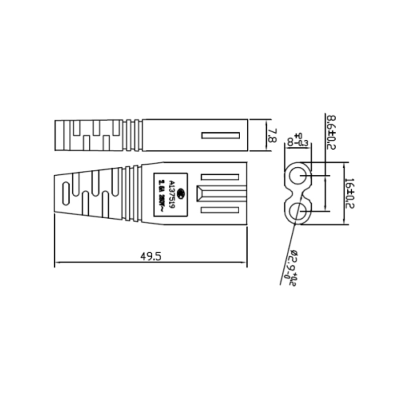Australian AC Power Cord (Customized)