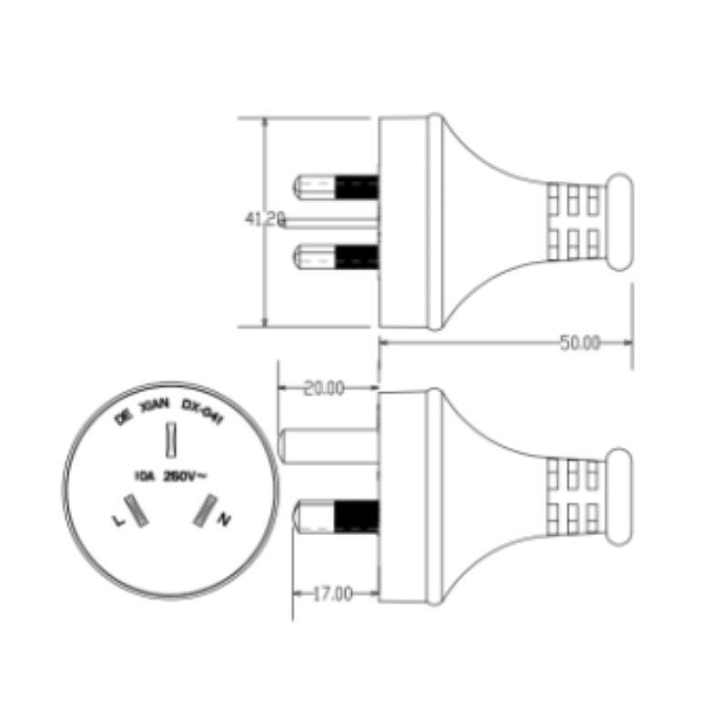 Australian AC Power Cord (Customized)