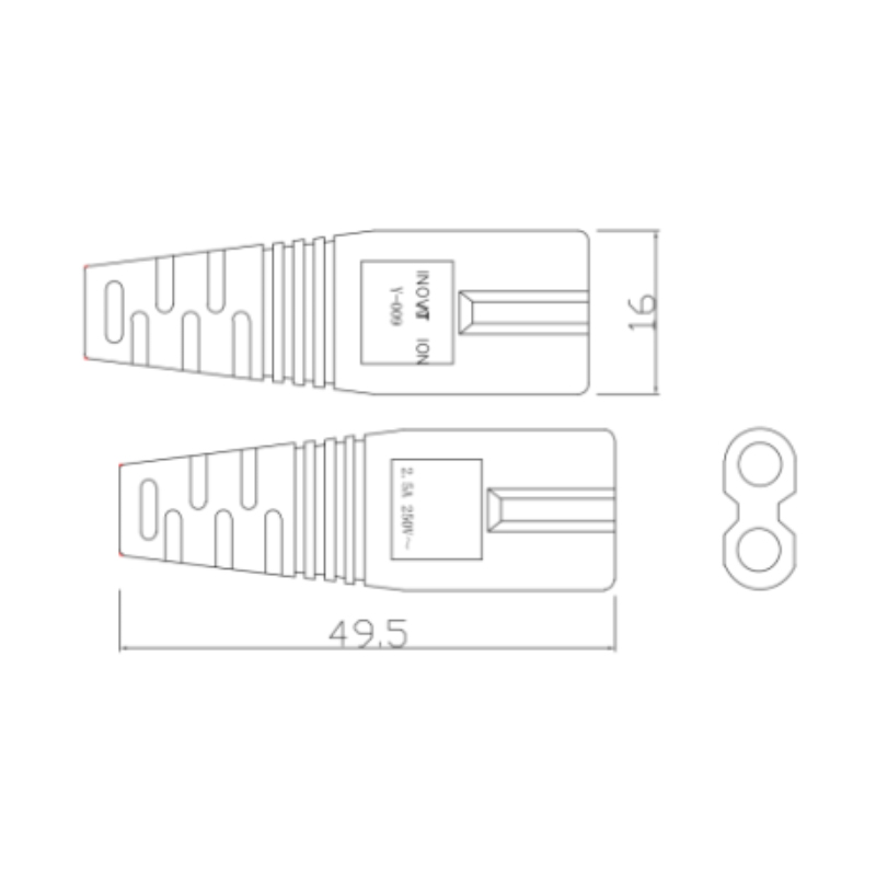 Custom AC Power Cord Set (Japanese Standard)