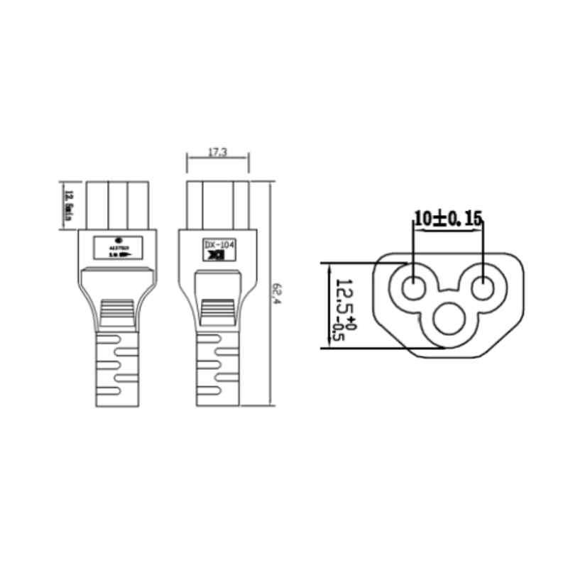 Custom AC Power Cord Sets (China Standard)