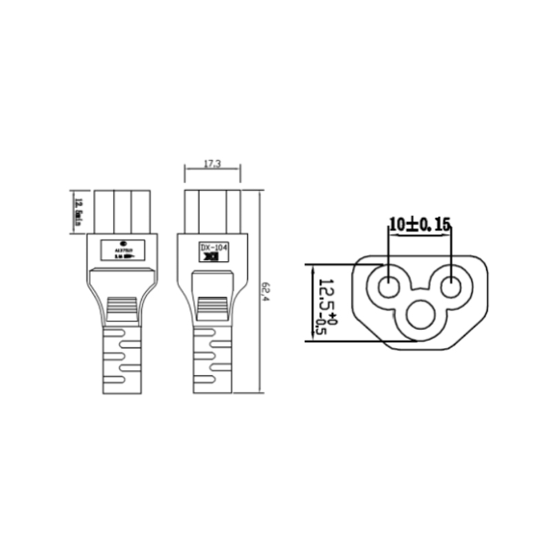 Australian AC Power Cord (Customized)