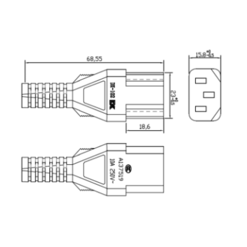 Custom AC Power Cord Sets (China Standard)