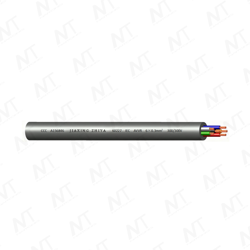 AVVR 300/300V Copper Core Lightweight PVC Insulated PVC Multi-Core Flexible Sheathed Wire