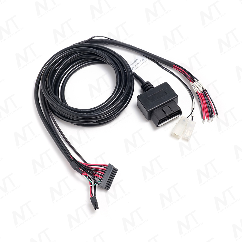 OBD2 male connector to Molex 43025 miniature connector OBD2 male connector to Molex 43025 miniature connector