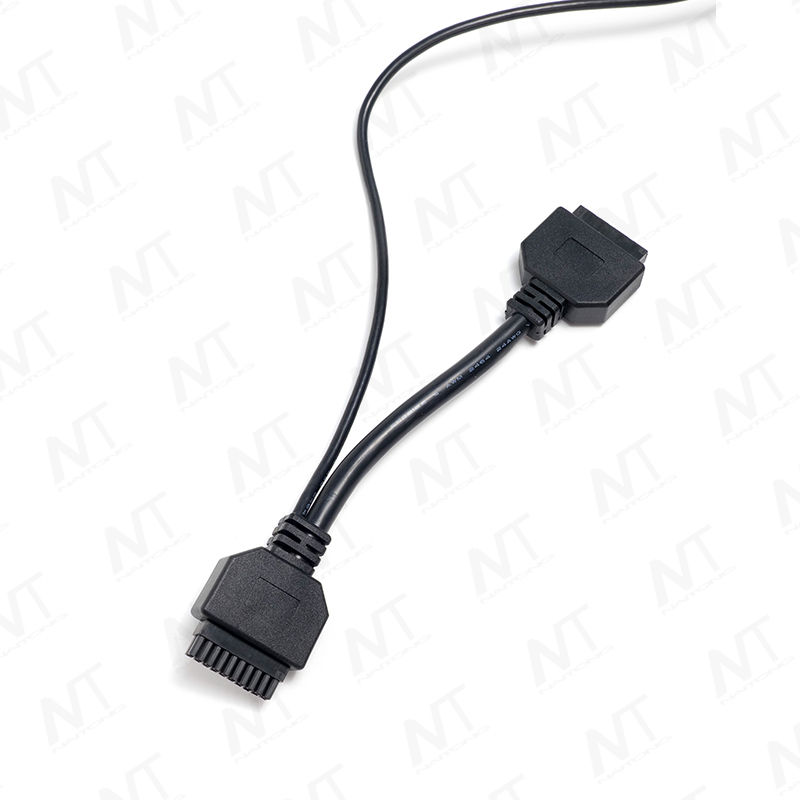 OBD2 male to Y- type extended diagnostic cable