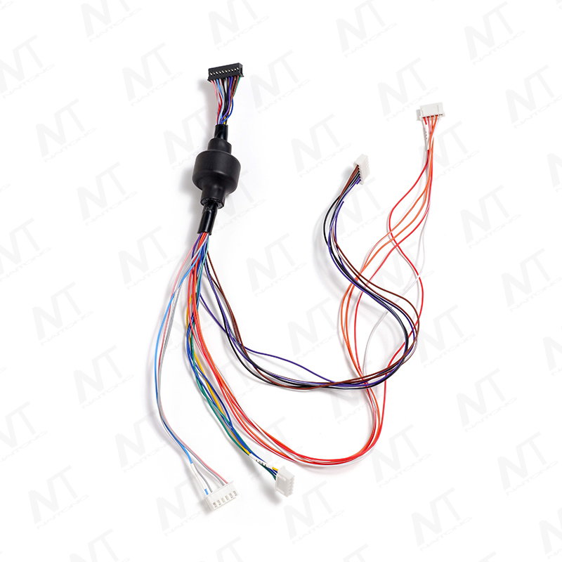 Multi-Branch Ferrite-Equipped Industrial Control Splitter Wire Harness