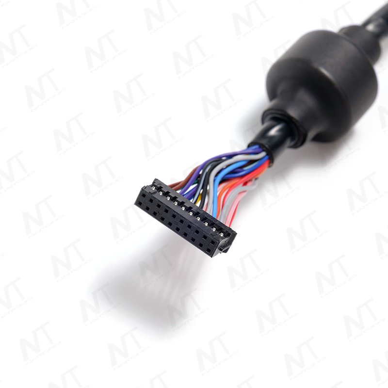 Multi-Branch Ferrite-Equipped Industrial Control Splitter Wire Harness