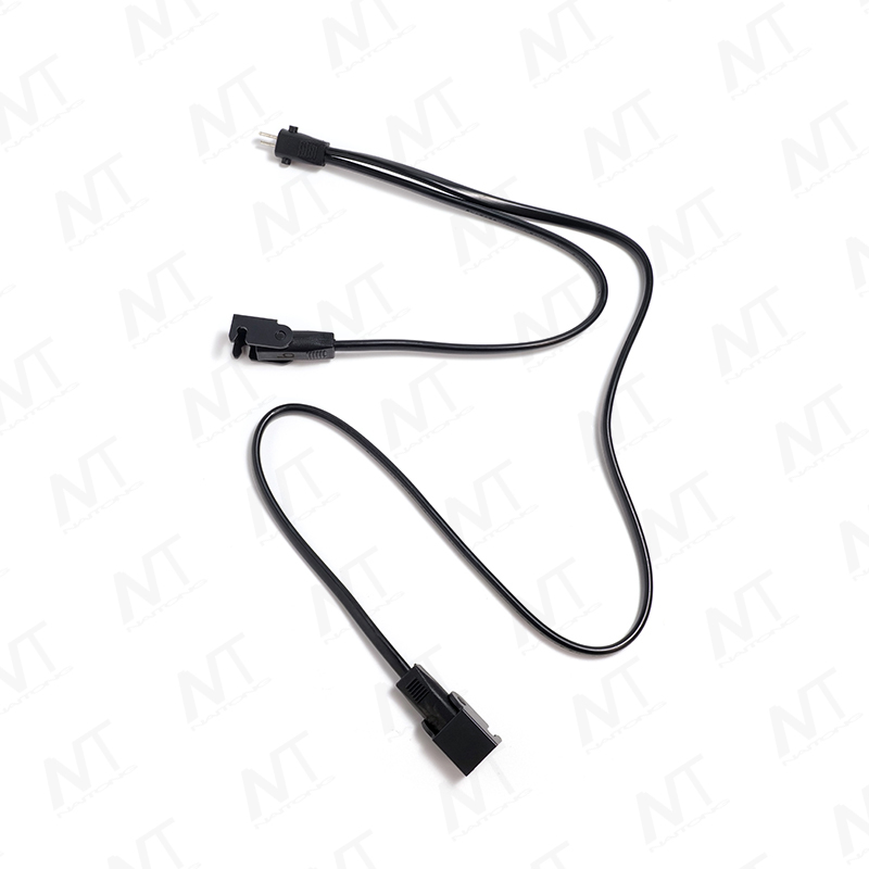 01-Type Male to 1-to-2 01-Type Female DC Power Distribution Wire Harness