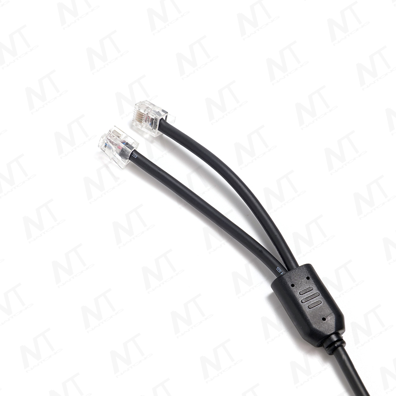 MOLEX5557 6-Pin Male to Dual RJ11 1-to-2 Smart Home Signal Distribution Wire Harness
