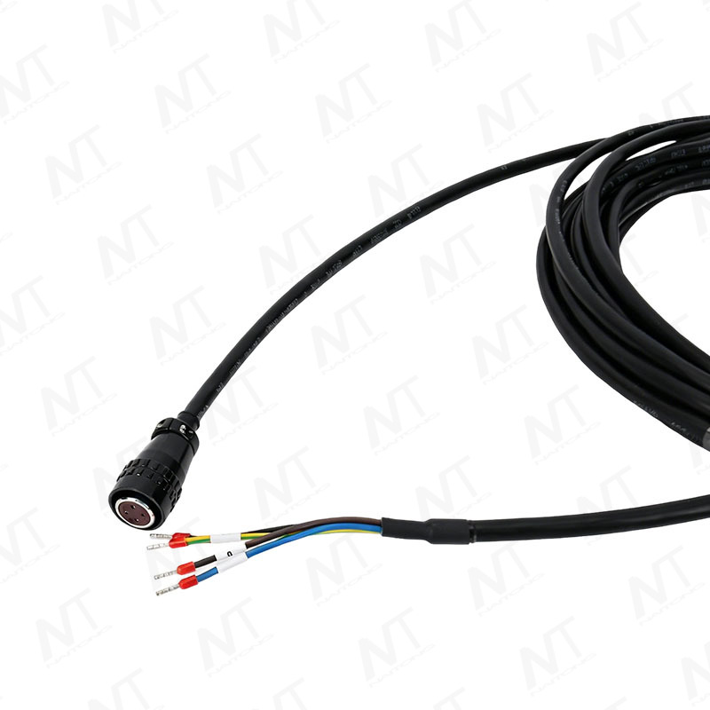 Servo Motor Power Cable and Servo Motor Encoder Signal Cable Wire Harness