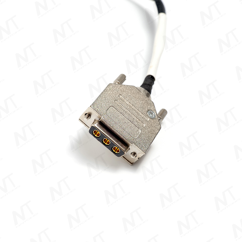 Medical equipment High-current power wire harness/D-Sub (3W3) connector