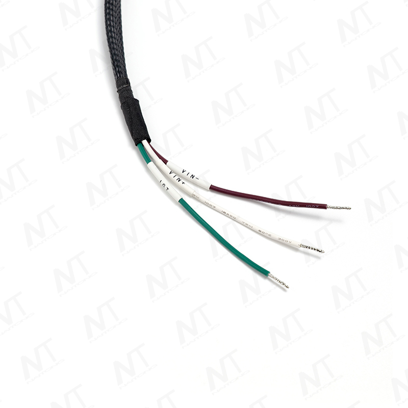 Medical equipment High-current power wire harness/D-Sub (3W3) connector
