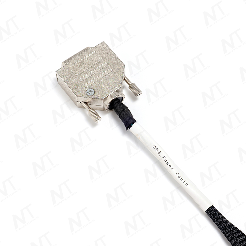 Medical equipment High-current power wire harness/D-Sub (3W3) connector