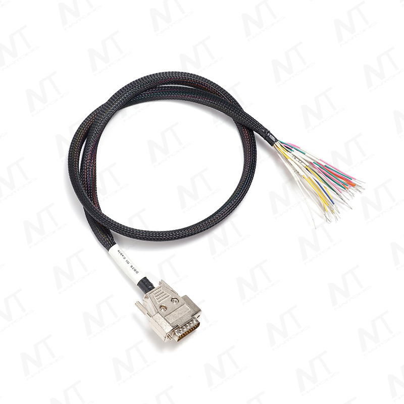 Medical devices DB25 multi-core signal wire harness (D-Sub25 to flying leads)