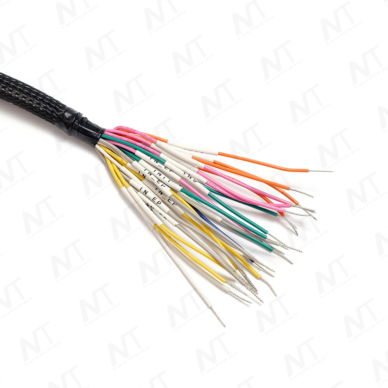Medical devices DB25 multi-core signal wire harness (D-Sub25 to flying leads)