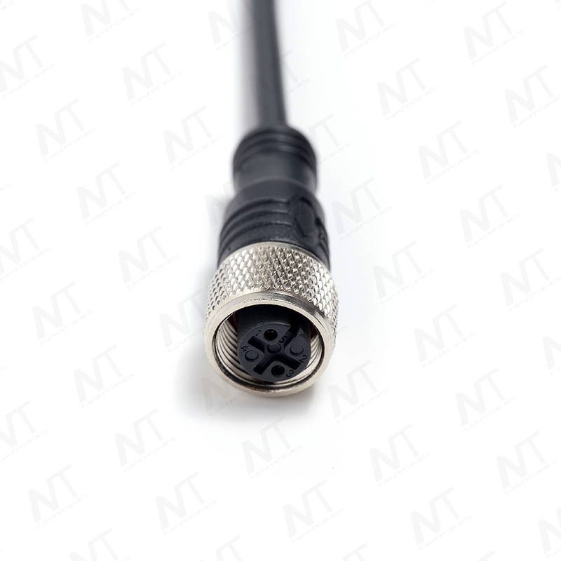 Signal Wire Harness with Waterproof Aviation Connector to RJ45 + 3-Pin Power / Medical Device Harness