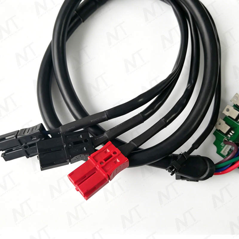Electric wheelchairs Integrated power and control wire harness