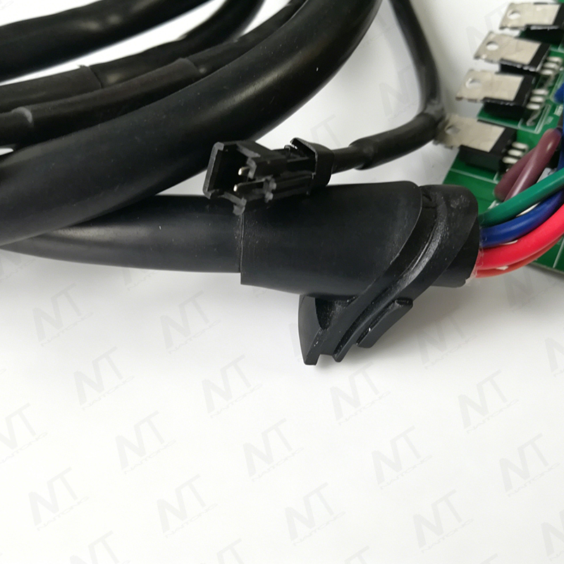 Electric wheelchairs Integrated power and control wire harness