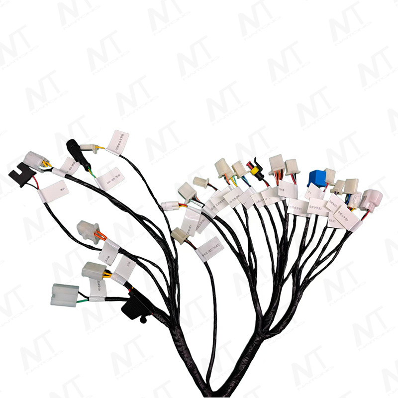 Electric motorcycles Low-voltage main wire harness