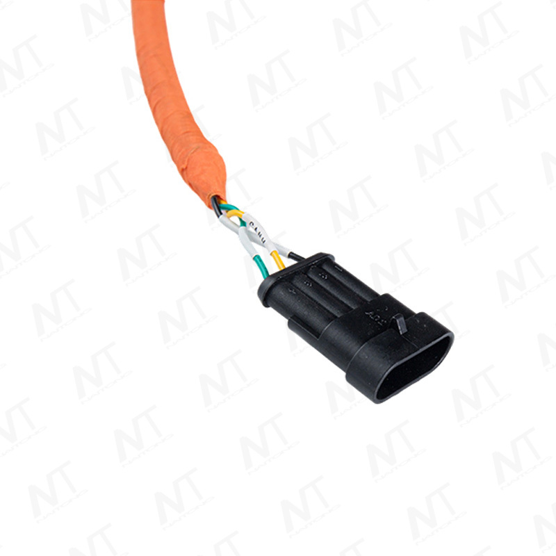 Electric motorcycle AC slow-charging port (vehicle side) High-voltage wire harness assembly