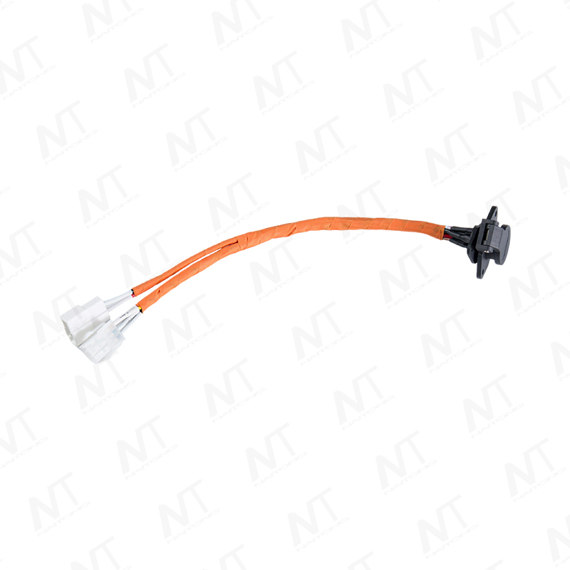 Electric motorcycle high voltage wire harness assembly