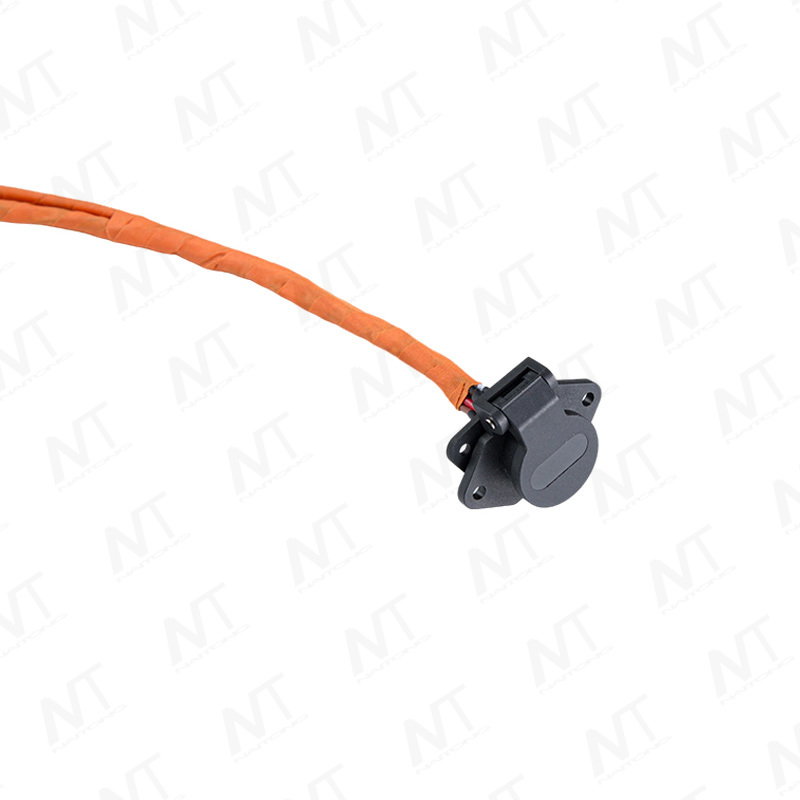 Electric motorcycle high voltage wire harness assembly