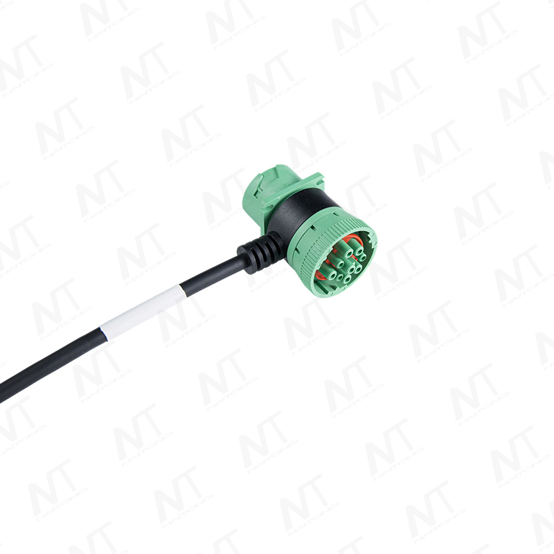 J1939 II type integrated male-to- female connector to Molex 43025 miniature connector
