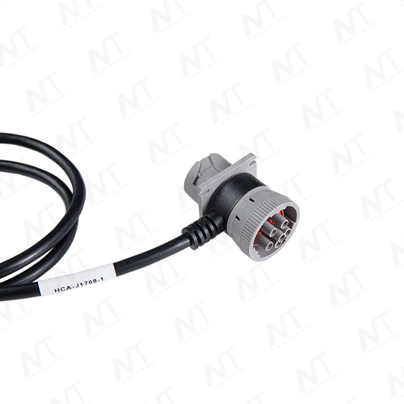J1939 II type integrated male-to- female connector to Molex 43025 miniature connector